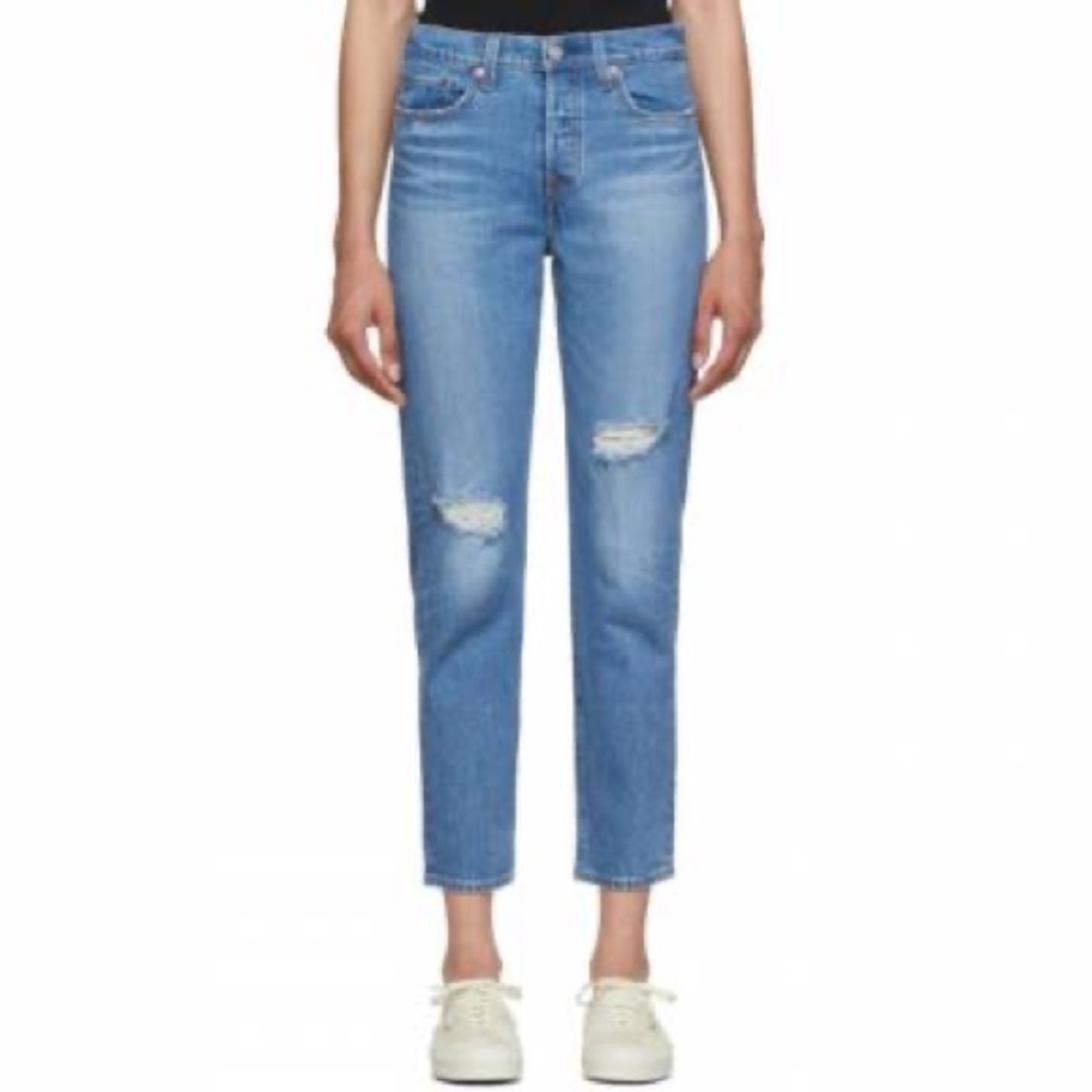 LEVIS premium wedgie icon “in two minds” medium blue wash